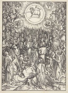De Aanbidding van het Lam door Albrecht Dürer