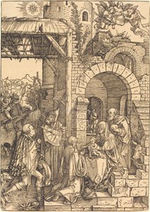 De aanbidding der wijzen door Albrecht Dürer