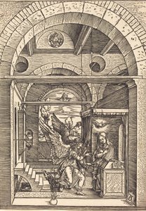 De annunciatie door Albrecht Dürer