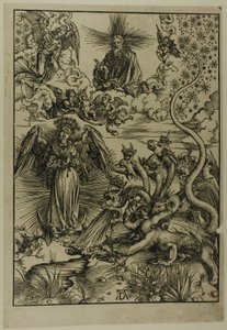De Apocalyptische Vrouw, uit De Apocalyps door Albrecht Dürer