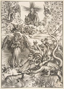 De Apocalyptische Vrouw, uit de Apocalyps-serie door Albrecht Dürer