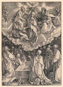 De Tenhemelopneming van de Maagd, uit de serie Het Leven van de Maagd door Albrecht Dürer