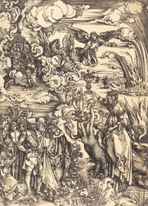 De Babylonische hoer, waarschijnlijk ca. 1496-1498 door Albrecht Dürer