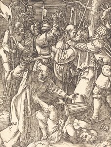 Het verraad van Christus, waarschijnlijk ca. 1509-1510 door Albrecht Dürer