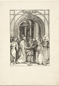 De verloving van de Maagd, uit Het Leven van de Maagd door Albrecht Dürer