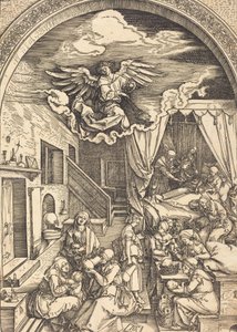 De geboorte van de Maagd door Albrecht Dürer