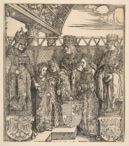 Het congres van prinsen in Wenen door Albrecht Dürer