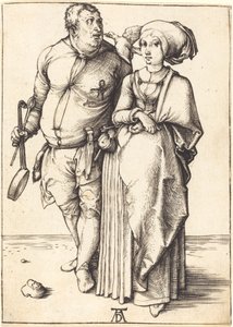 De Kok en Zijn Vrouw door Albrecht Dürer