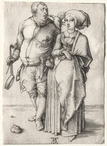 De Kok en Zijn Vrouw door Albrecht Dürer
