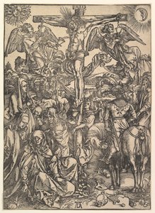 De Kruisiging, uit De Grote Passie door Albrecht Dürer