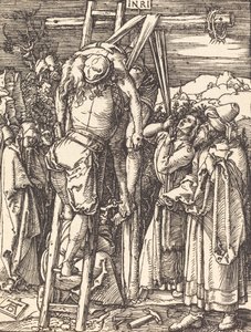 De kruisafneming, waarschijnlijk ca. 1509-1510 door Albrecht Dürer