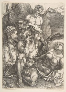 De Wanhopige Man, ca. 1515 door Albrecht Dürer