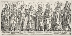 De Acht Heiligen van Oostenrijk door Albrecht Dürer