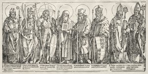 De acht heiligen van Oostenrijk, ca. 1515 door Albrecht Dürer
