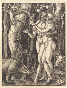 De val van de mens door Albrecht Dürer