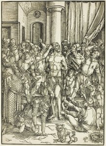 De Geseling, uit De Grote Passie door Albrecht Dürer
