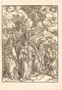 De Vier Engelen die de Winden Vasthouden door Albrecht Dürer