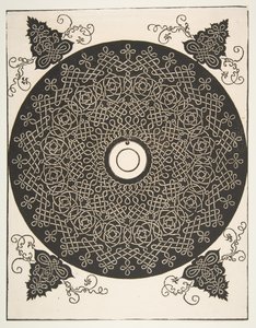 De vierde knoop. Verstrengelde rondel met een rond medaillon in het midden, 1521 door Albrecht Dürer