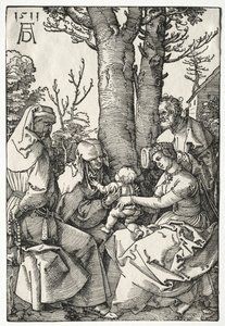 De Heilige Familie met Joachim en Anna, 1511