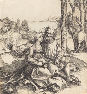 Het slecht bij elkaar passende paar door Albrecht Dürer