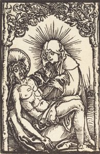 De klaagzang, ca. 1500 door Albrecht Dürer