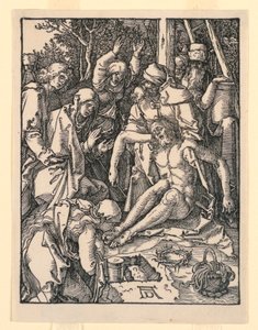 De Klaagzang, uit De Kleine Passie Serie door Albrecht Dürer