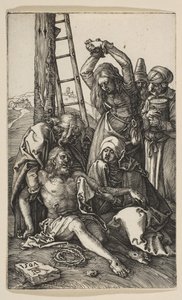 De Klaagzang, uit De Passie door Albrecht Dürer