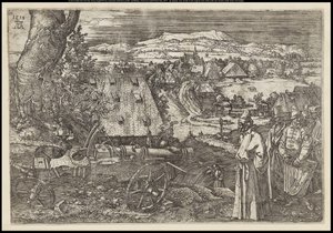 Het Landschap met het Kanon, 1518 door Albrecht Dürer