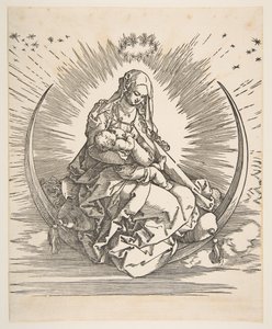 De Madonna op de maansikkel, frontispice voor Het leven van de Maagd
