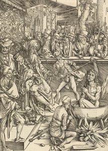 Het martelaarschap van Sint Jan, 1498
