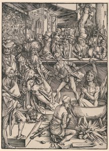 Het martelaarschap van Sint Jan, uit de Apocalyps