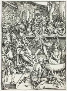 Het martelaarschap van Sint Jan, uit De Apocalyps
