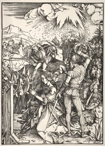 Het martelaarschap van St. Catherine door Albrecht Dürer