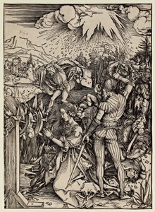 Het martelaarschap van de heilige Catharina van Alexandrië door Albrecht Dürer