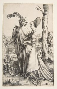 De Promenade, ca. 1498 door Albrecht Dürer