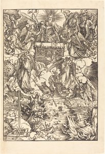 De Zeven Engelen met de Trompetten door Albrecht Dürer