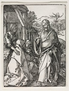 De Kleine Passie: Christus Neemt Afscheid van de Maagd door Albrecht Dürer