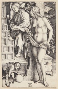 De Verzoeking van de Luiaard - De Droom van de Dokter door Albrecht Dürer