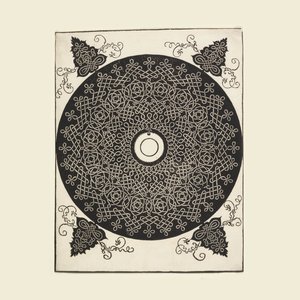 De derde knoop (verstrengelingspatroon met wit medaillon) door Albrecht Dürer