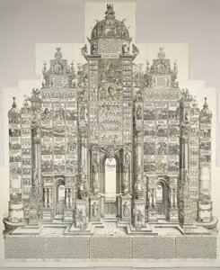 De Triomfboog van Maximiliaan, 1515, 1799 editie door Albrecht Dürer
