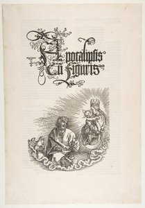 De Maagd Verschijnt aan Sint Jan, uit De Apocalyps. door Albrecht Dürer