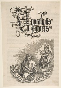 De Maagd en Sint Jan, uit de Apocalyps door Albrecht Dürer