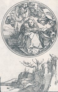 De Maagd gekroond door twee engelen, c1515 1906