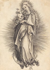 De Maagd op de Maan, ca. 1498-1499 door Albrecht Dürer