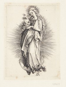 De Maagd op de maansikkel door Albrecht Dürer
