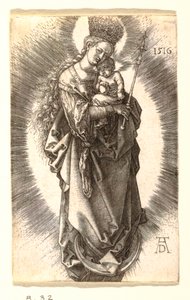 De Maagd met de Kroon van Sterren door Albrecht Dürer