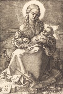 De Maagd met het ingebakerde kind, 1520 door Albrecht Dürer