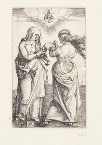 De Maagd met het Christuskind en St. Anna door Albrecht Dürer