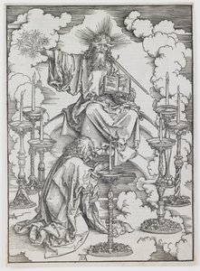 Het visioen van de zeven kandelaars, uit de serie 