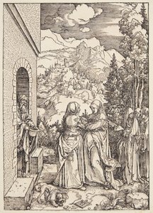 De Visitatie door Albrecht Dürer